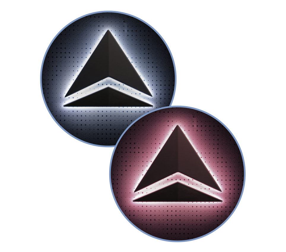 Backlit Branding Widget